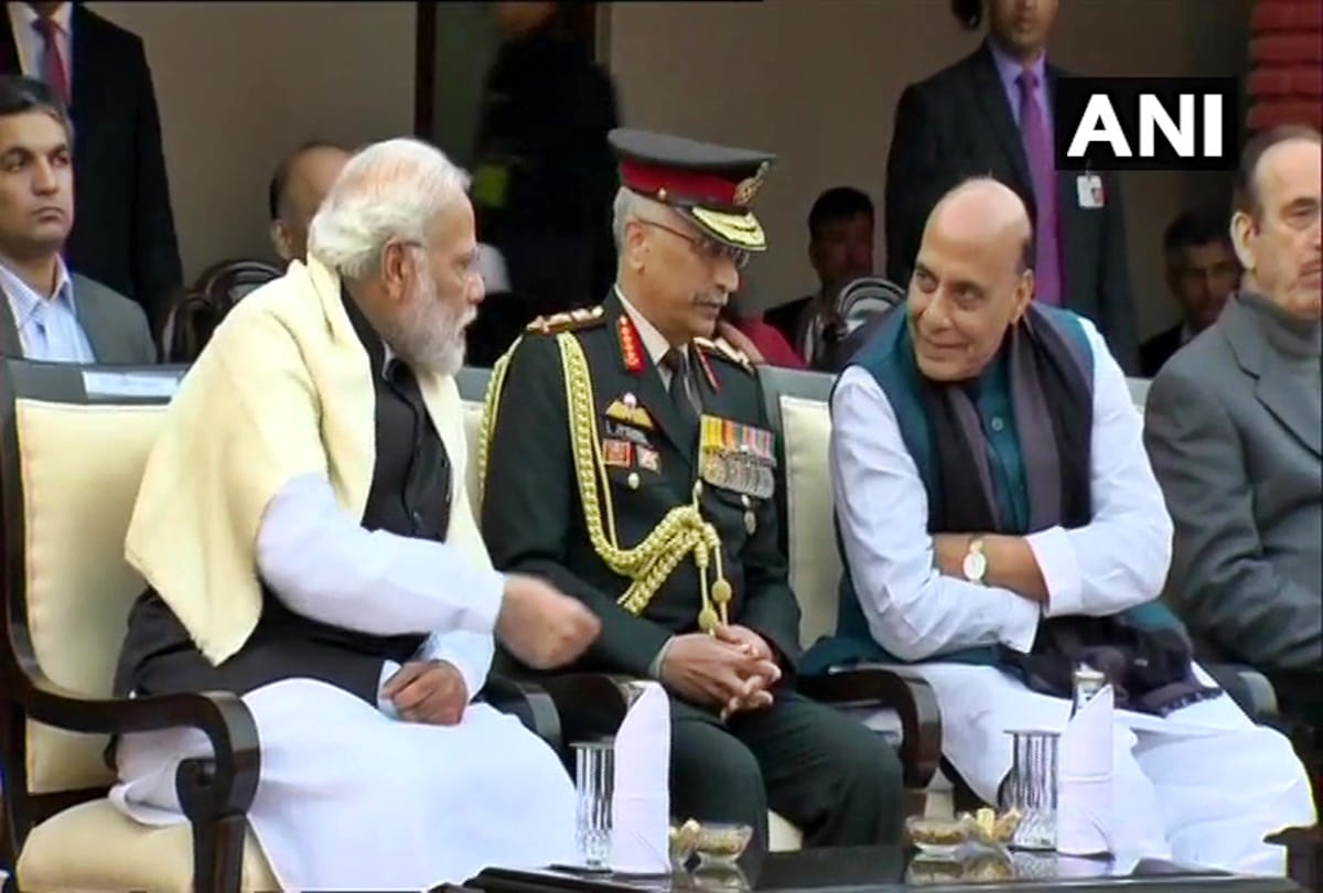 Reception program at Army Chief General Manoj Mukund Naravane residence on the occasion of Army Day
