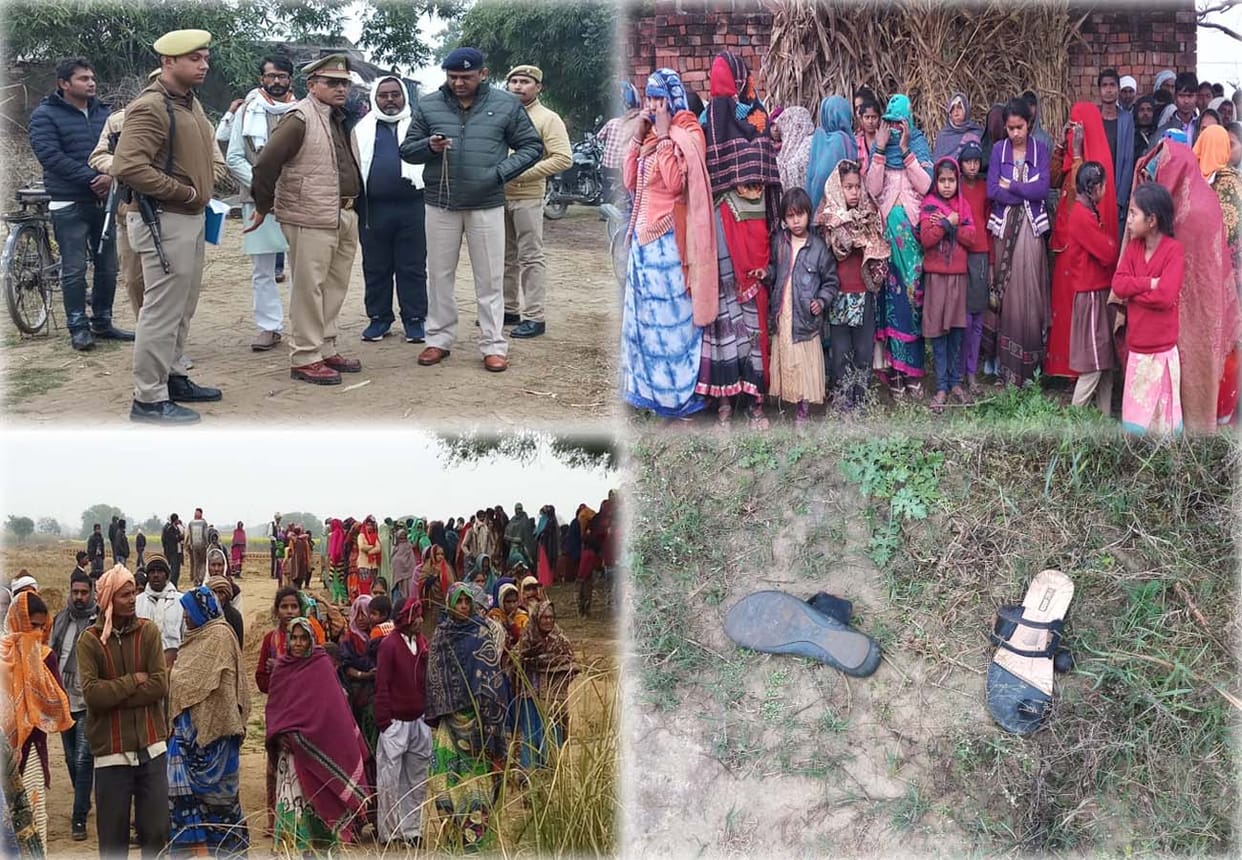 woman dead body found behind her home in fatehpur