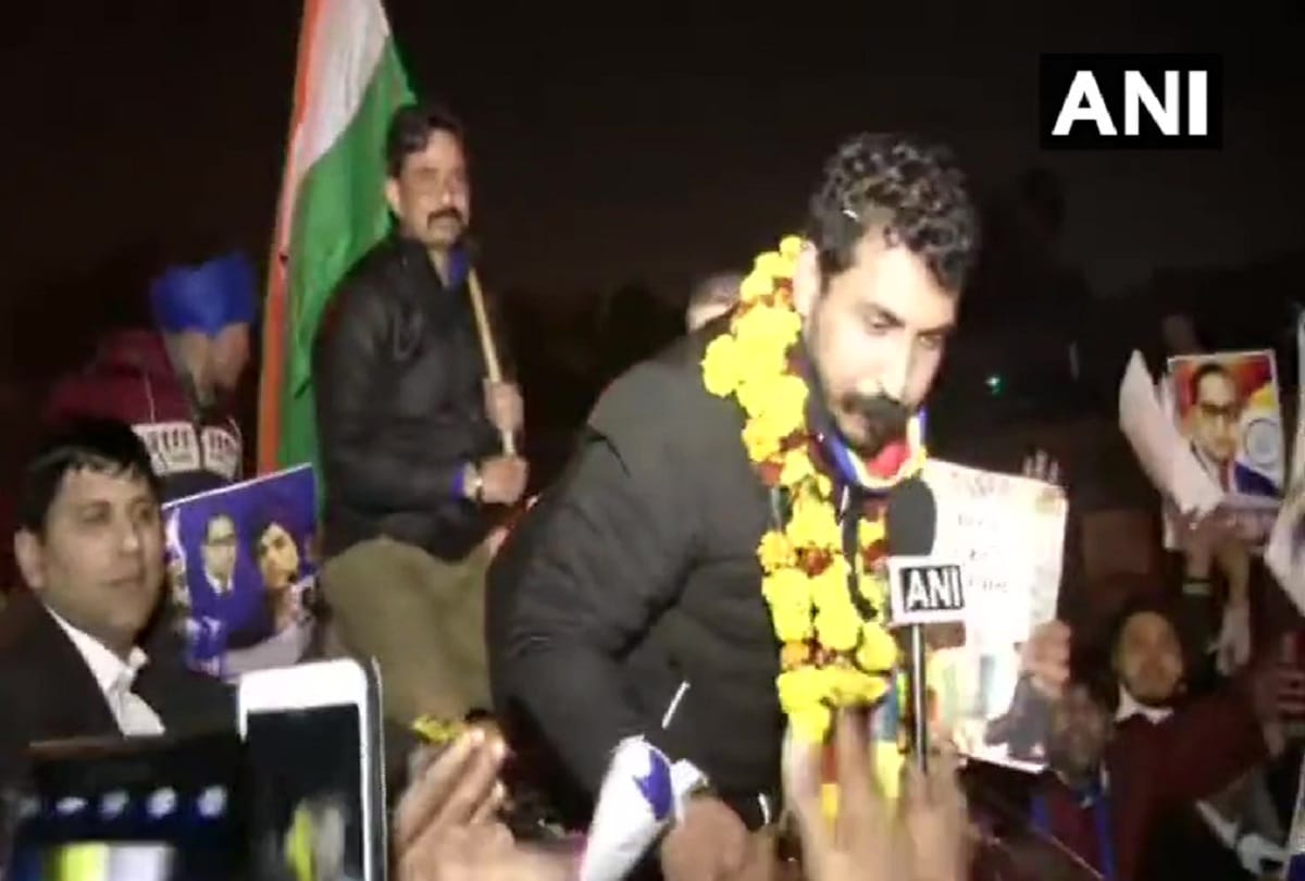Bhim Army Chief Chandrashekhar Azad released from Tihar Jail