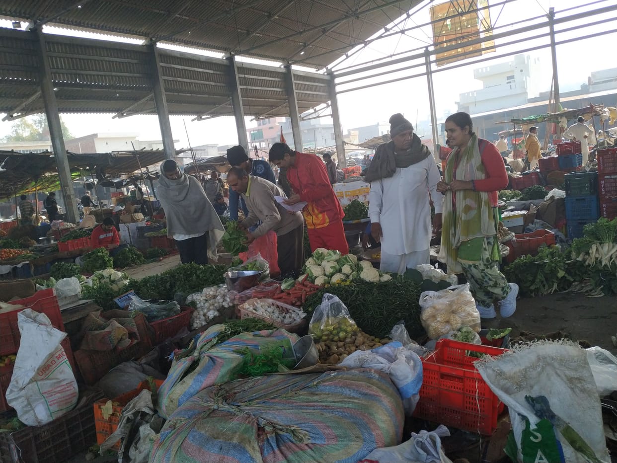 vegetable gets 2 times the price of reaching the consumer from the market