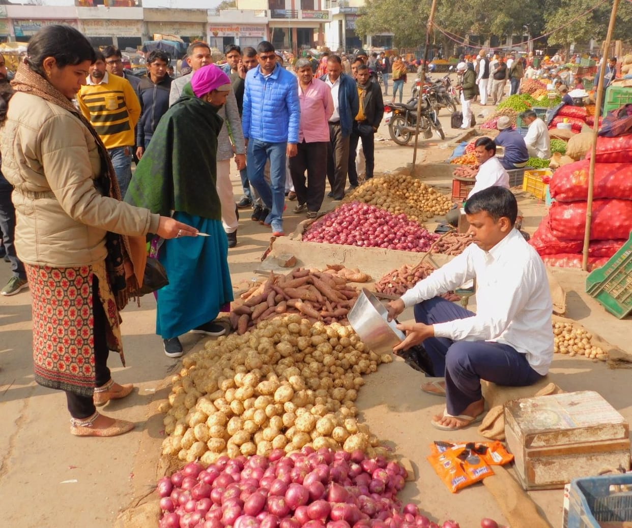 vegetables are increased by 3 times by reaching farmer