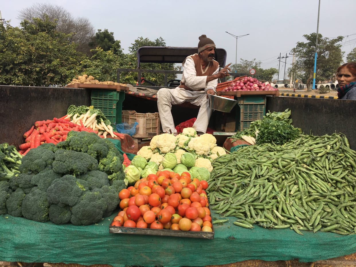 Vegitables rates to high in Rewari
