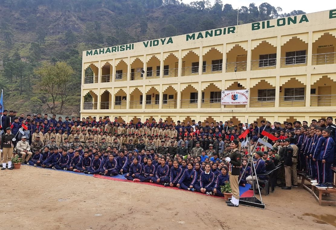 NCC cadets practiced yoga