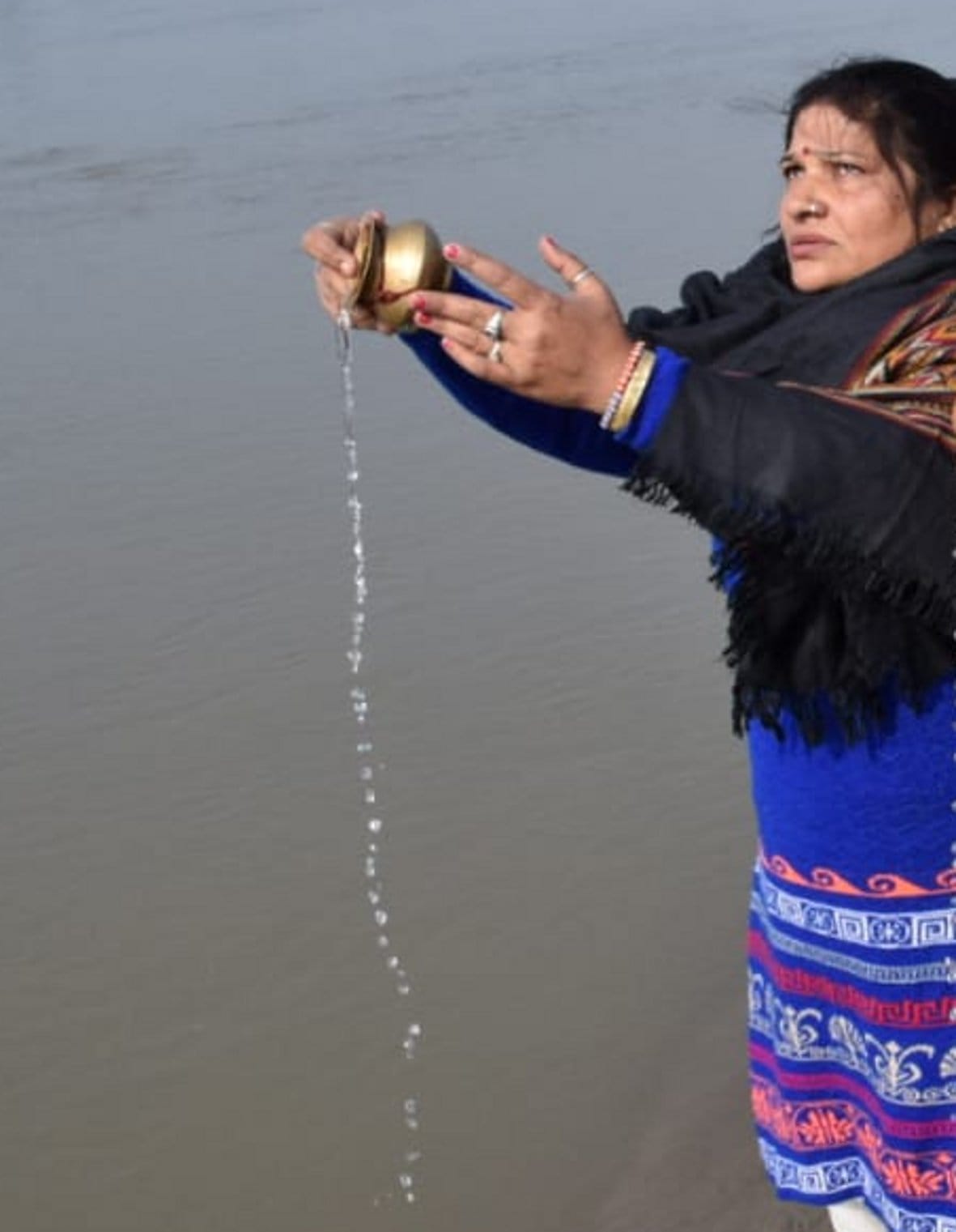 Faith in Yamuna on Makar Sankranti