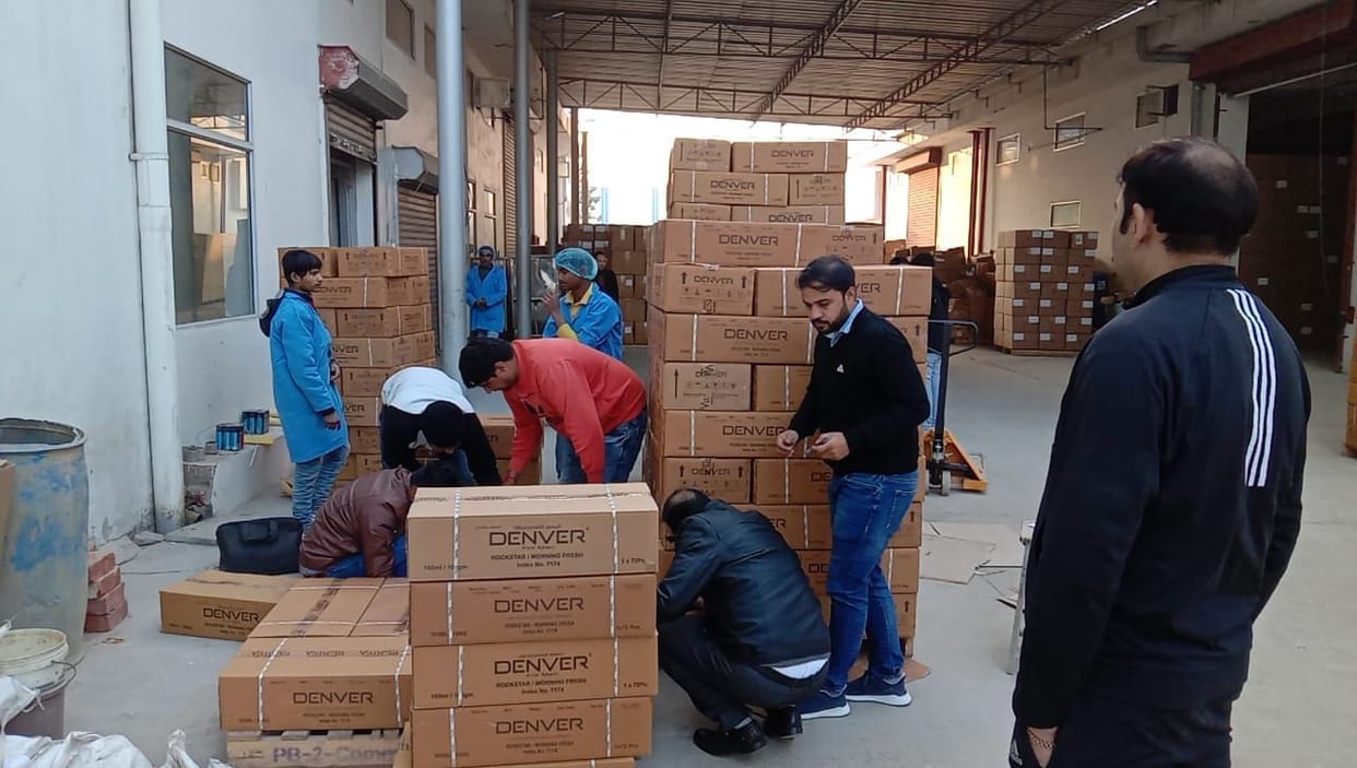 goods were made in barota on himachal licenese, 45 lakh goods seized