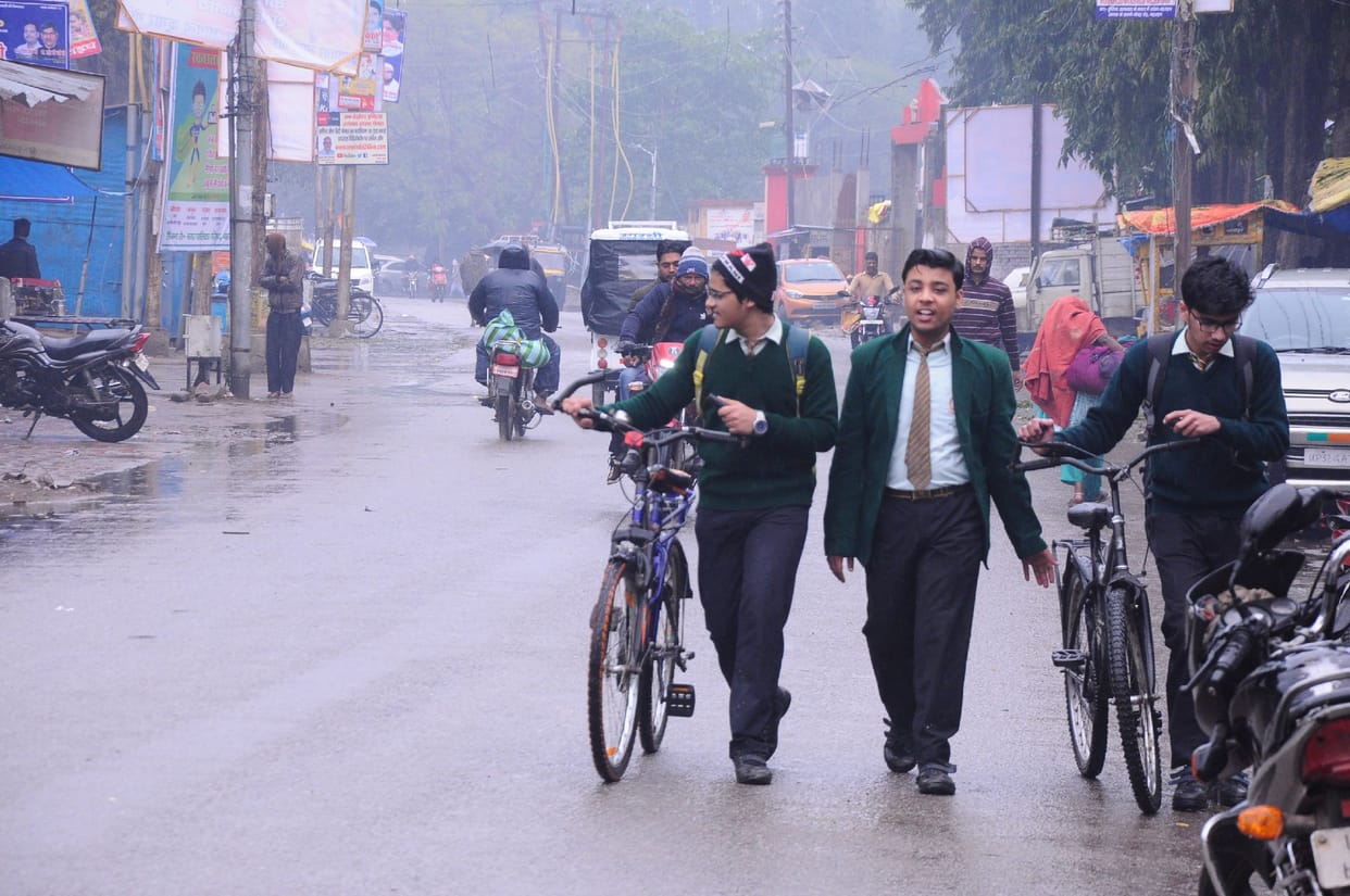 Melting increases due to rain in the Terai