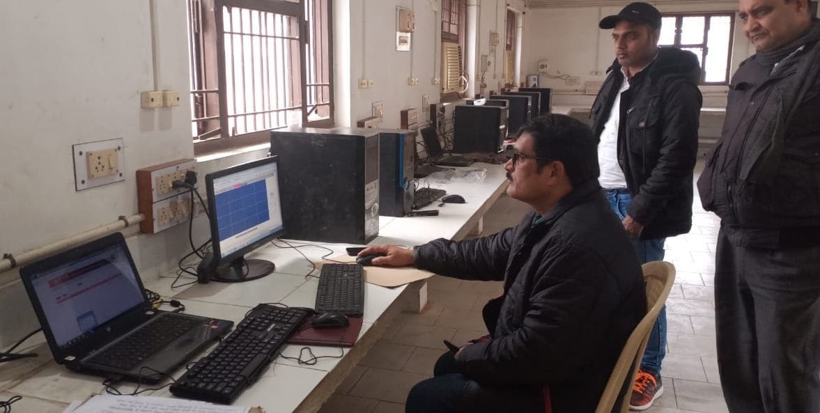 UP Board Exam : control room set up, trial started