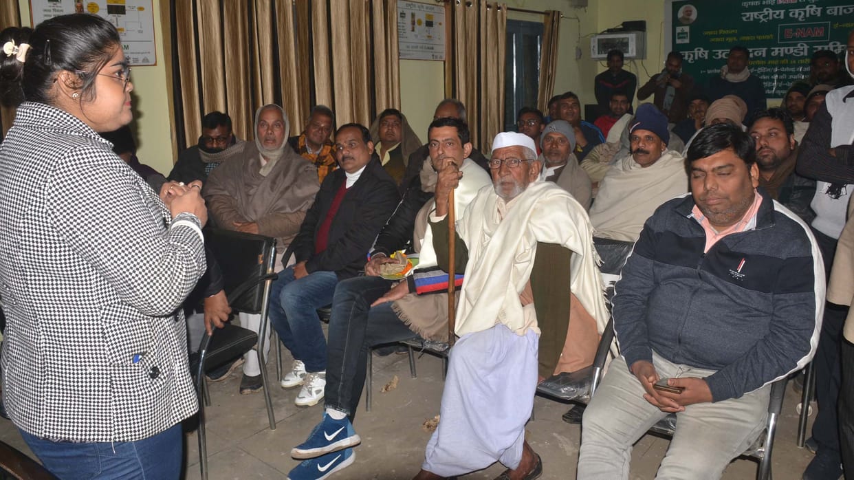 Training given to jaggery, fruit vegetable traders, vendors
