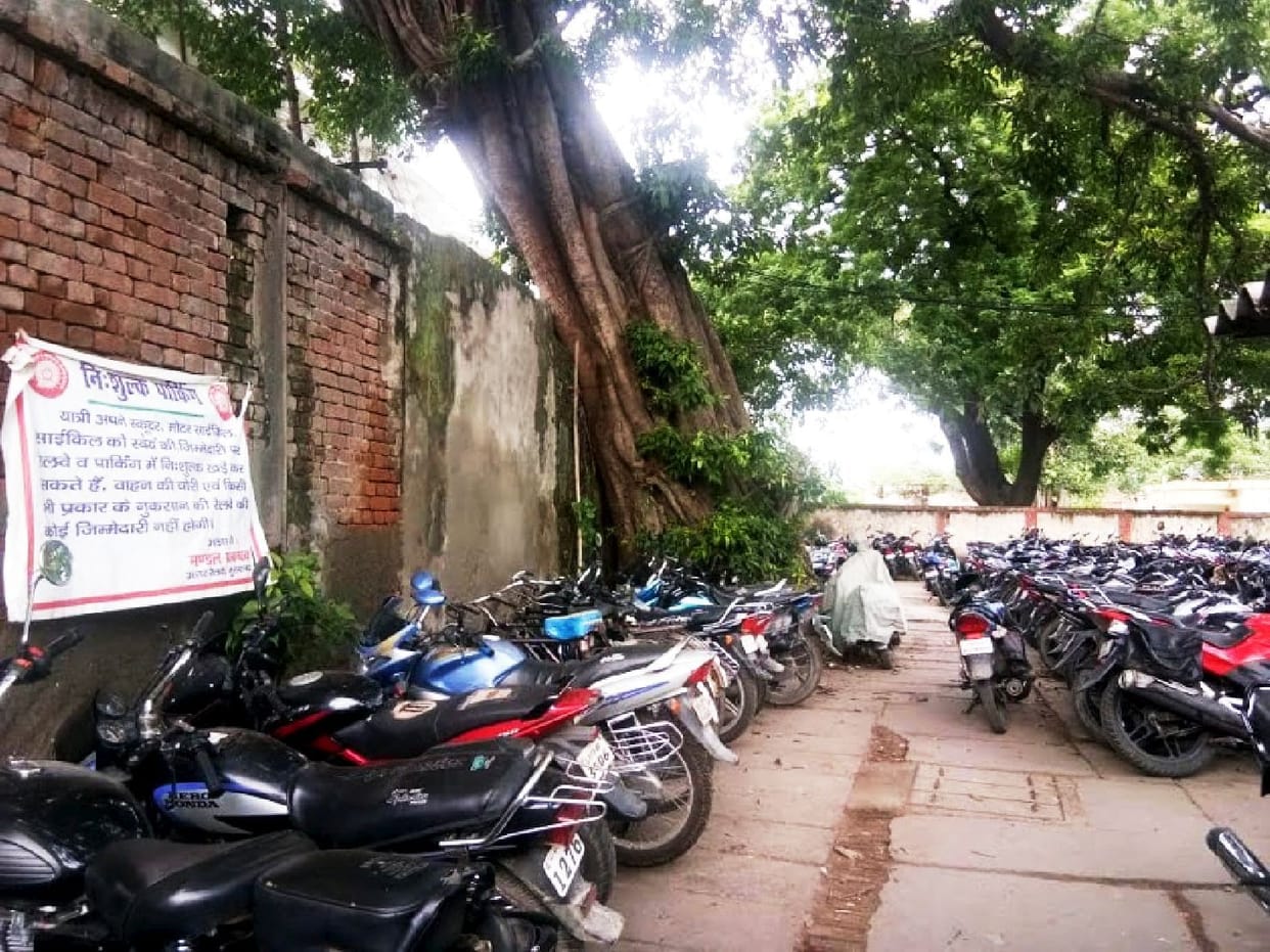 Railway Station Illegal Parking