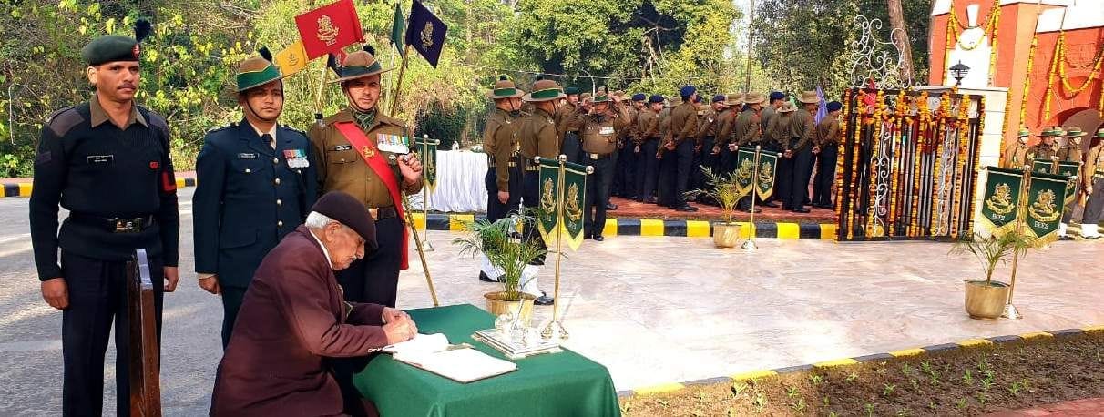 Salute to the gallantry of soldiers