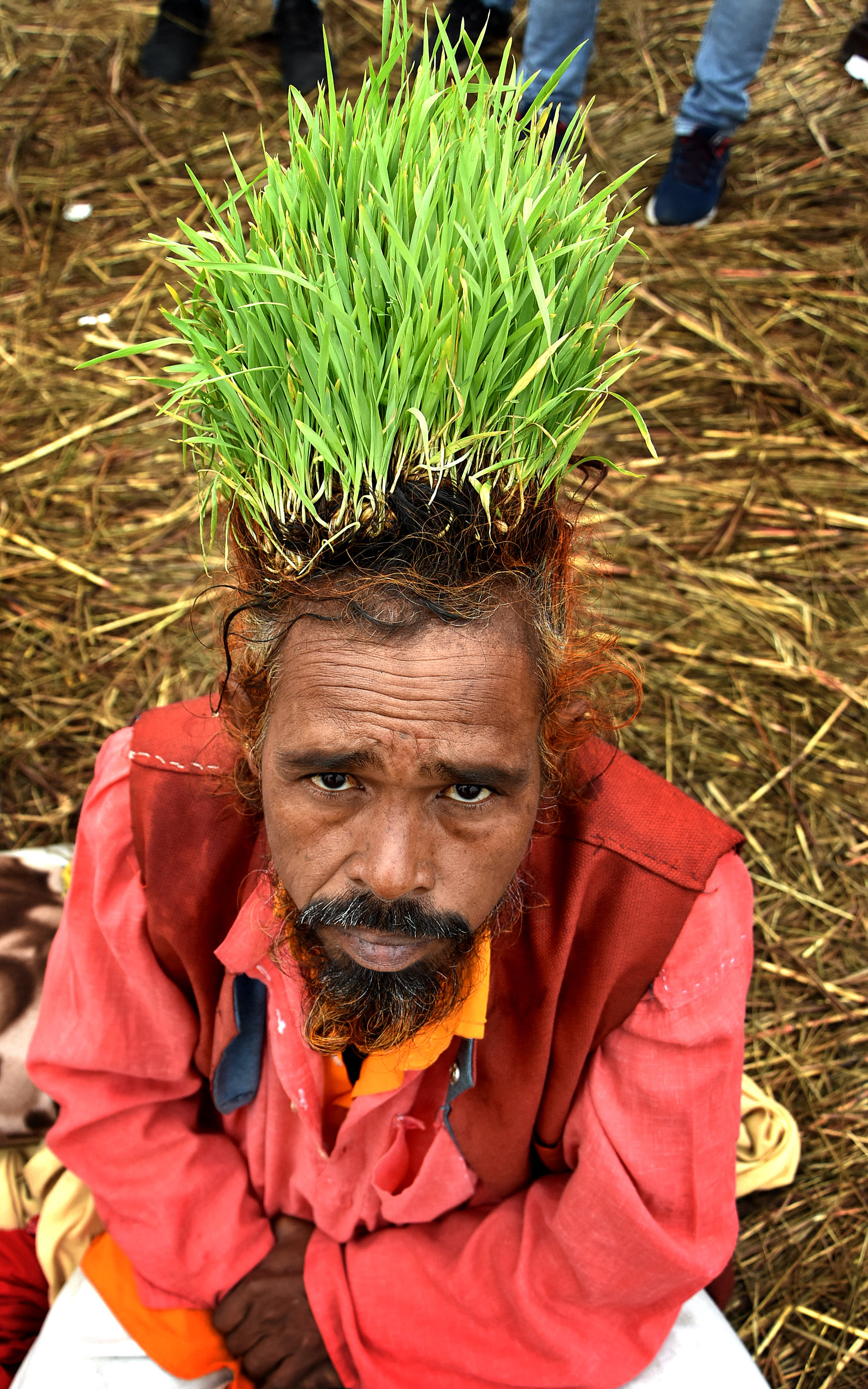colourful Babas in Magh mela 2020