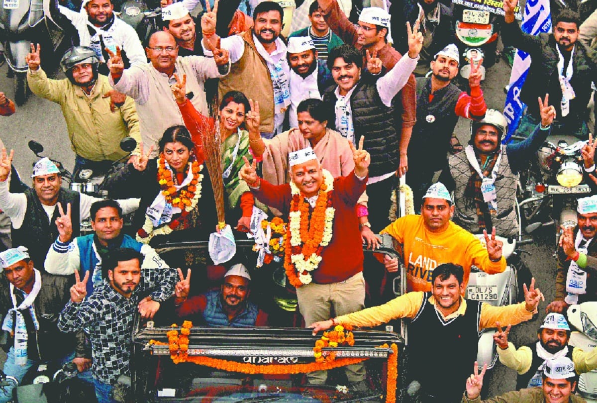 Manish Sisodia file nomination for Delhi Assembly Election 2020