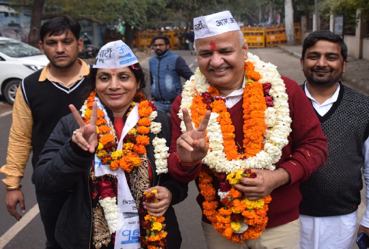 Manish Sisodia file nomination for Delhi Assembly Election 2020