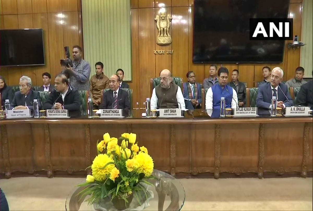 Amit Shah announced Bru refugees will get plot, fixed deposit, cash 5000 per month for 2 years