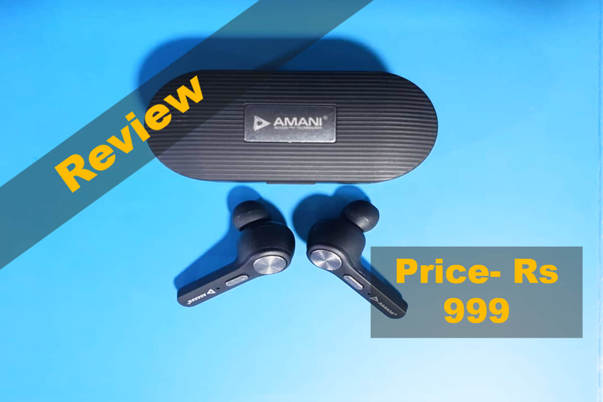 AMANI ASP TWS 615 wireless earbuds review in Hindi