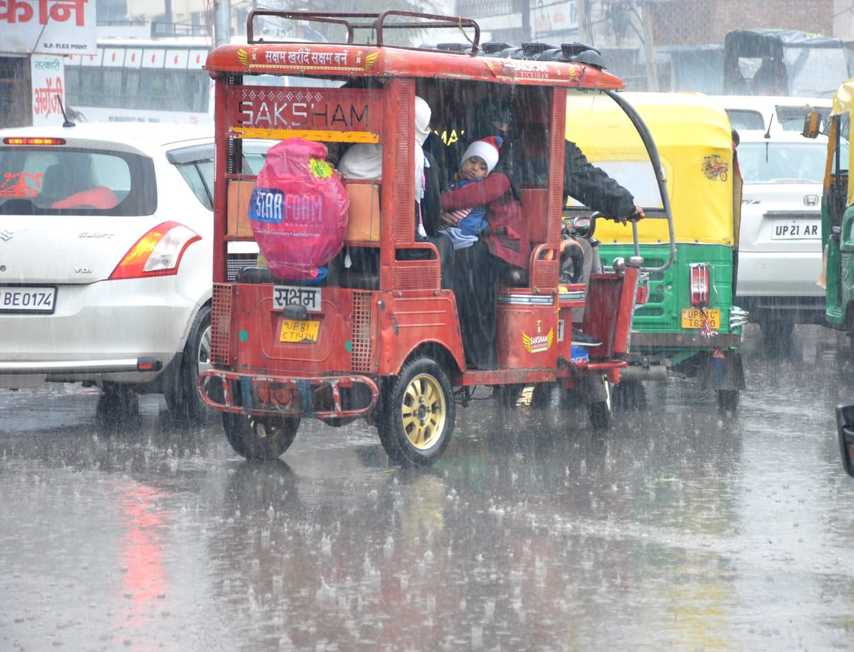 Rain in Aligarh