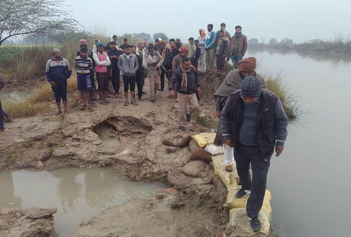 three thousand bigha crops submerged in mainpuri