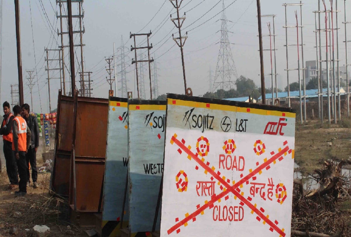 The road between Greater Noida to Tilapta Chowk will remain closed for six months