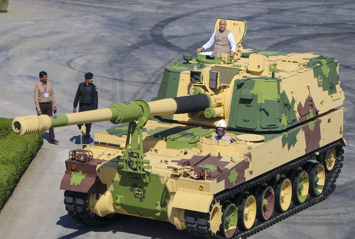 K 9 Vraj T cannon will create panic in enemys like pakistan it will fire three shells in 15 seconds