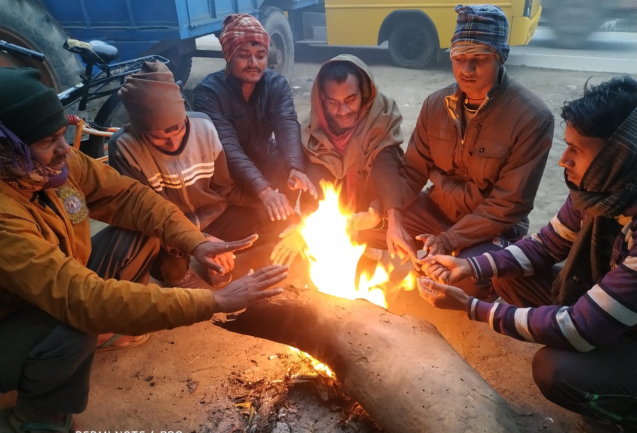 Freezing temperatures increased, freezing winds