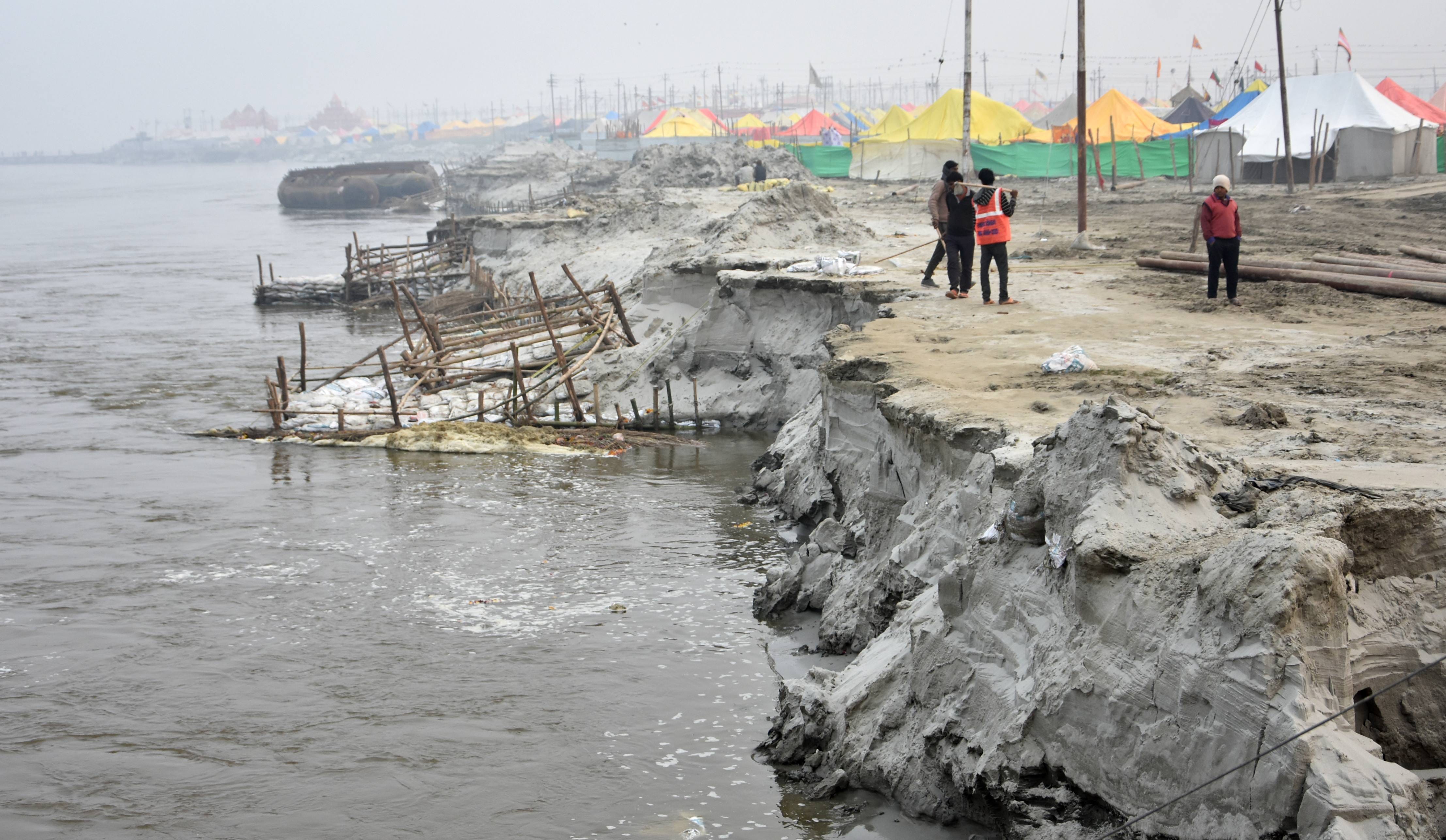 Magh Mela half past, CCTV work backward