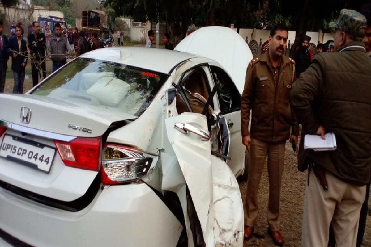 One student killed and four injured in car accident at Meerut city