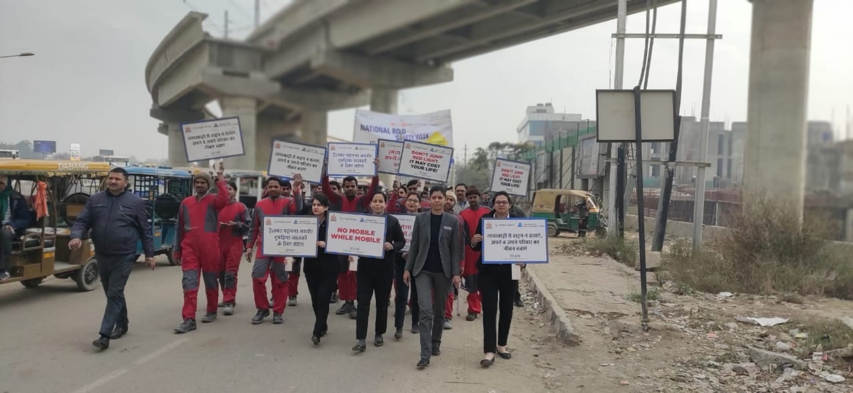 National Road Safety Week 2020 national road safety week theme 2020 Noida toyota dealership campaign