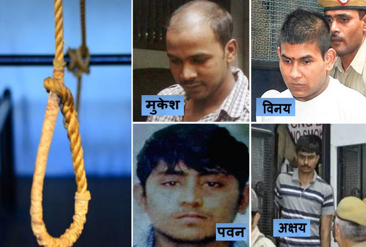 Nirbhaya case Tihar jail will create history on March 20, four convicts will be hanged t