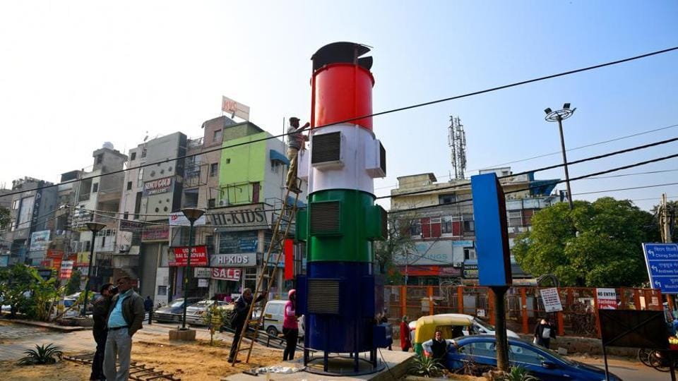 delhi election 2020: Delhi BJP may promise zero  pollution and smog towers in sankalp patra