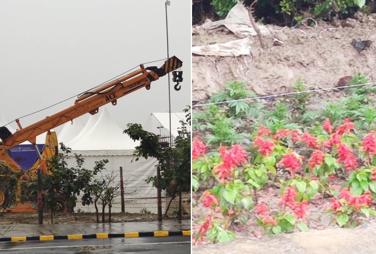 vrindavan colony being prepared for defence expo