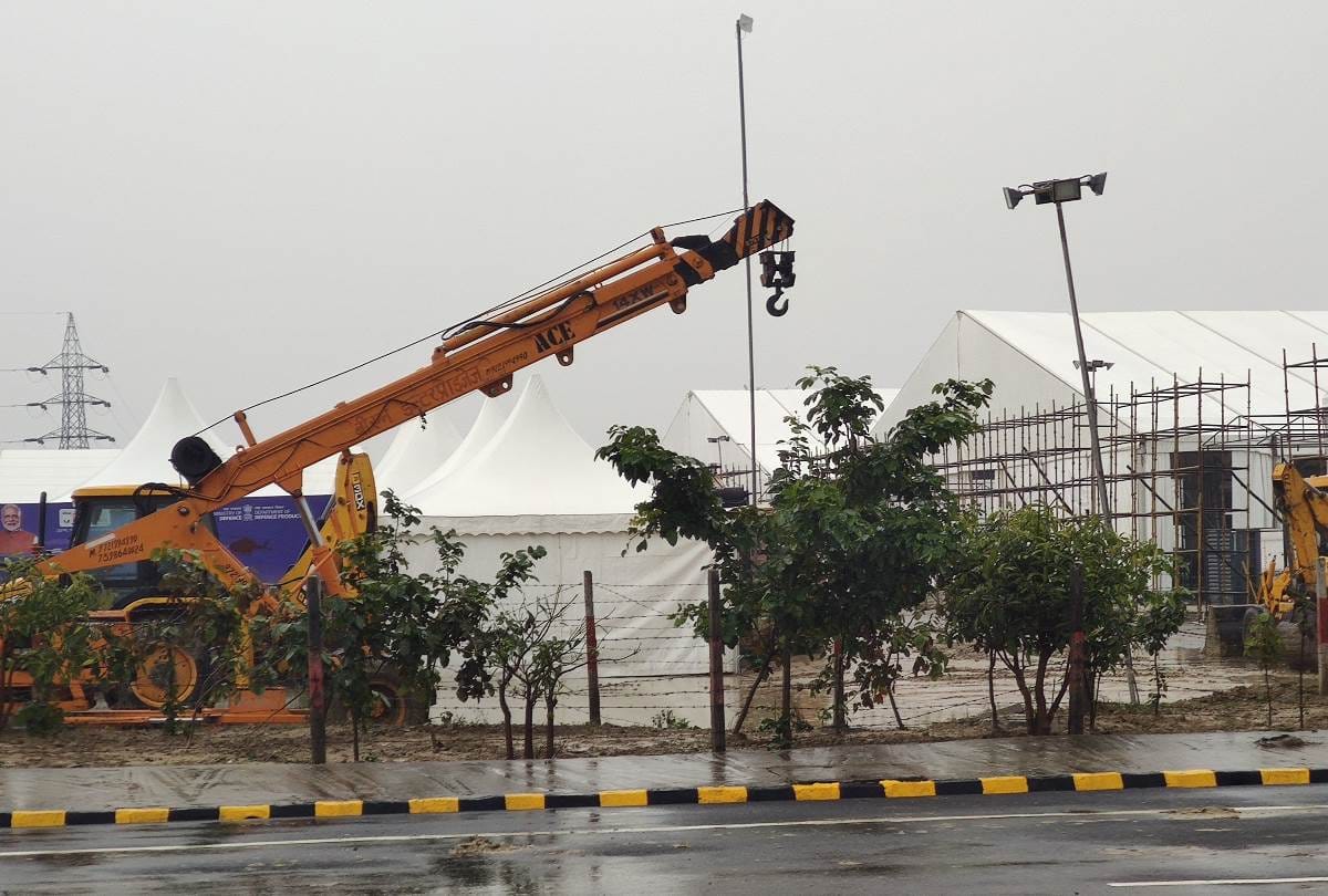 vrindavan colony being prepared for defence expo