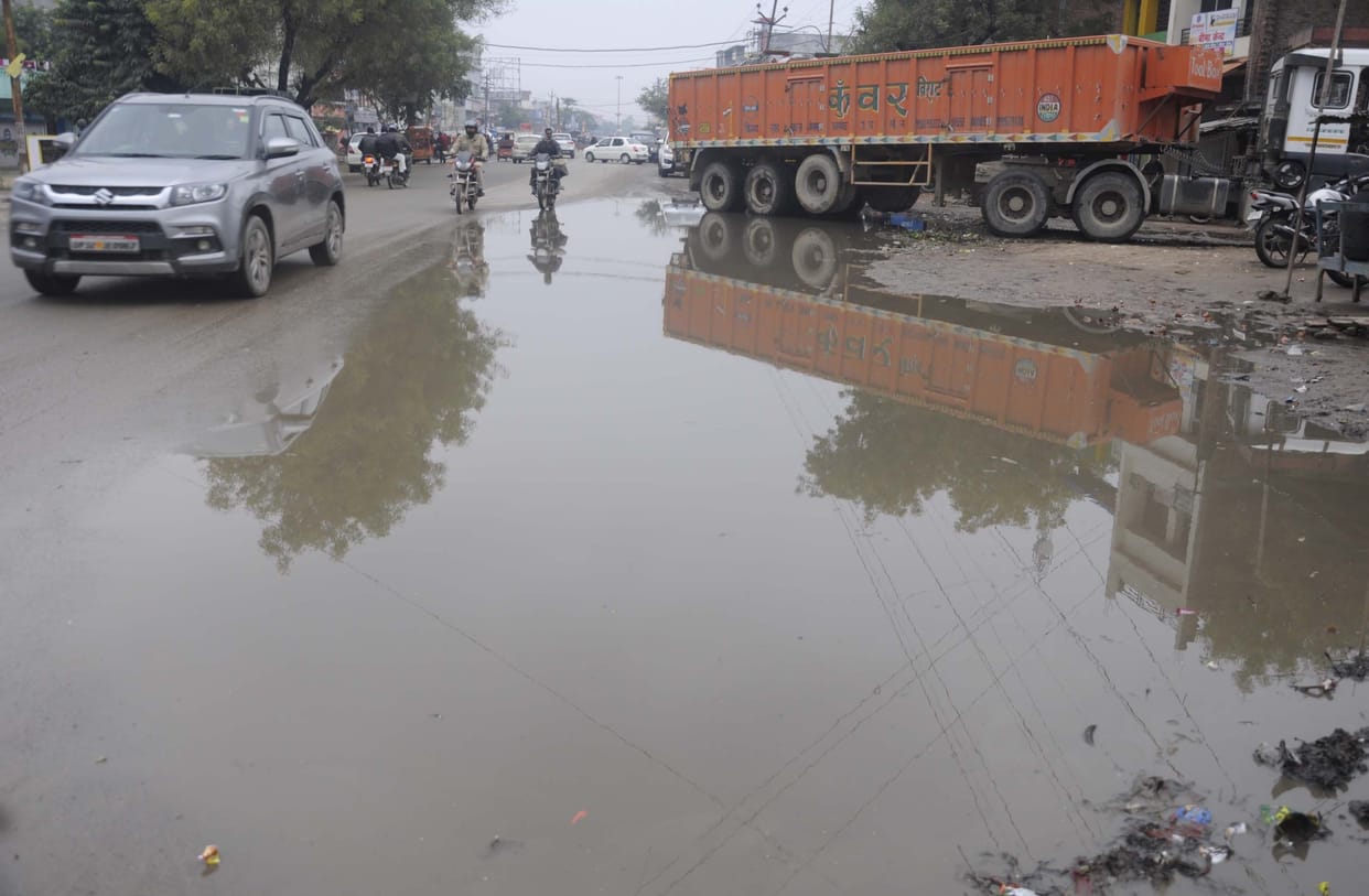 huge raining in all city and rural are
