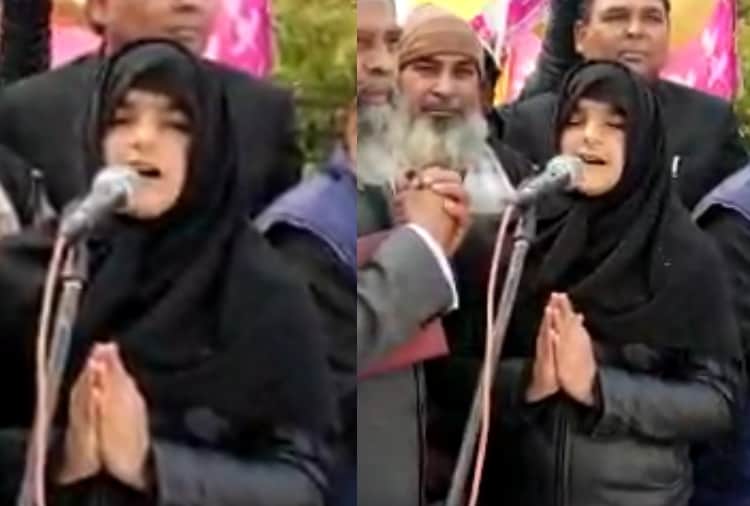 A girl of chandigarh give the message of Religious Brotherhood
