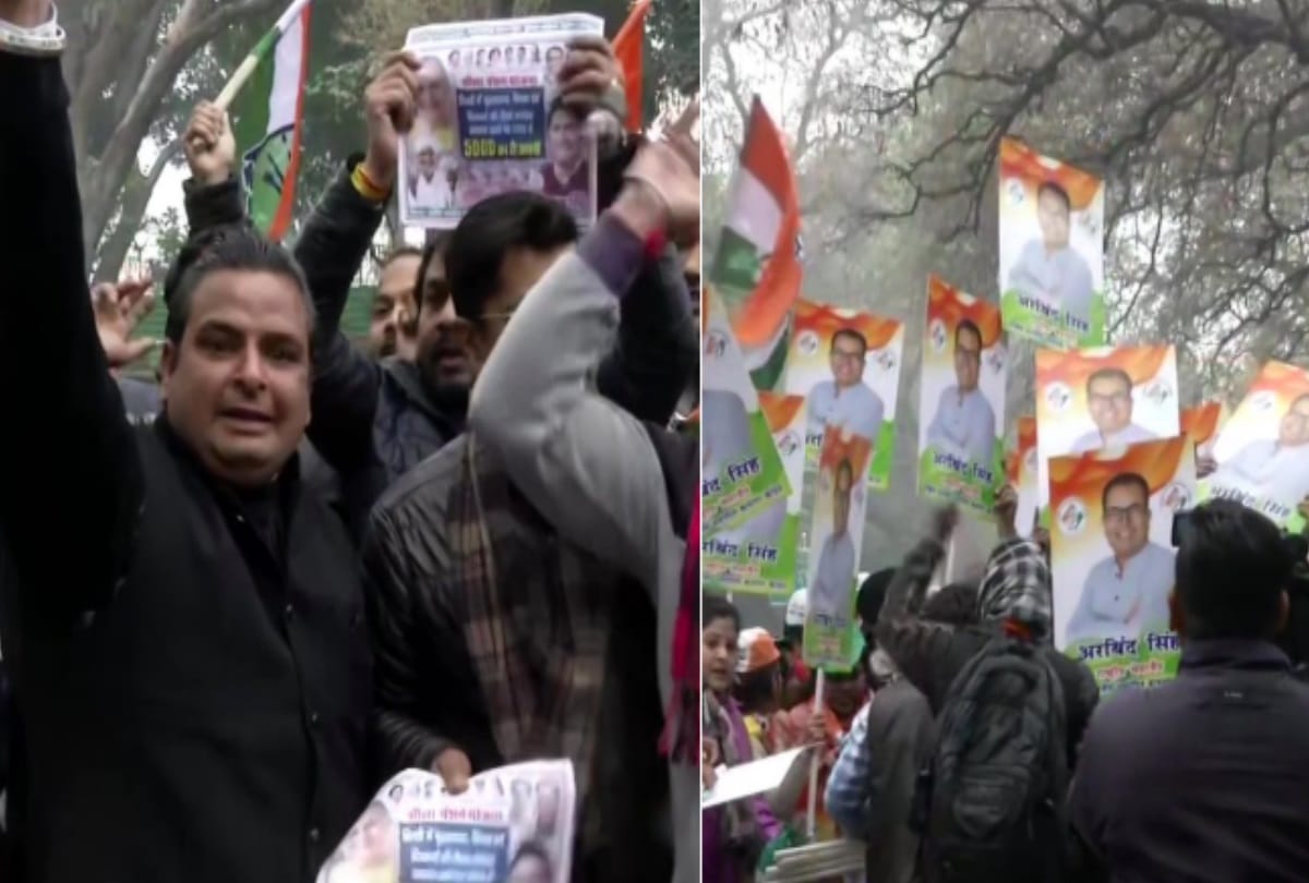Delhi Election 2020: bjp more than 100 office bearer reach head office for resignation aap congress