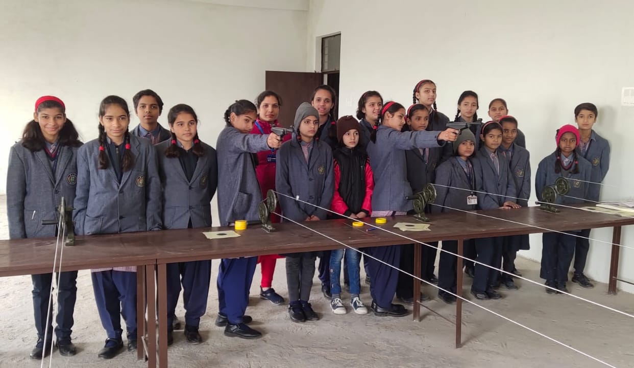 sagar and bhavya got first position in shooting