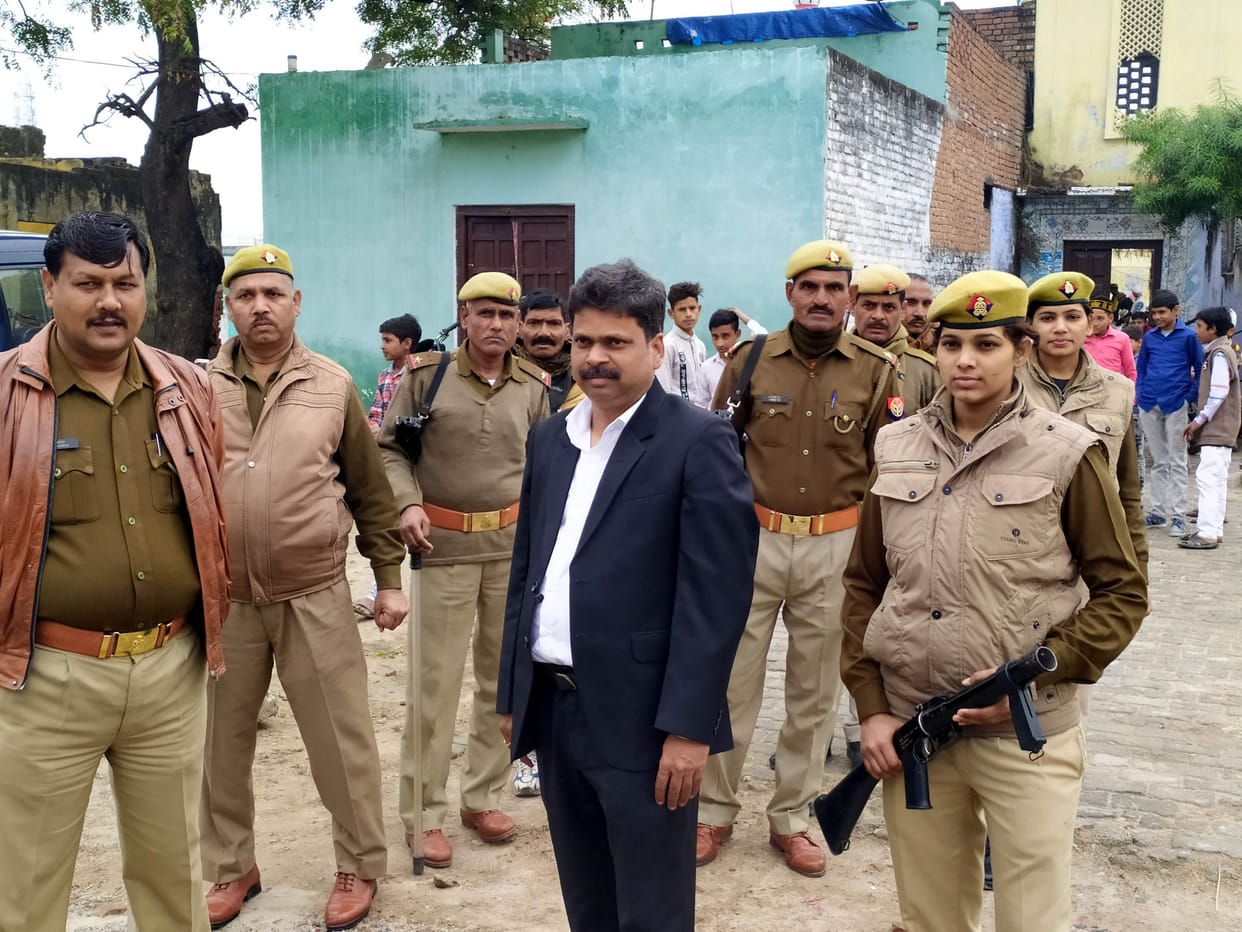 Hathras: The prayer offered in the midst of tight security