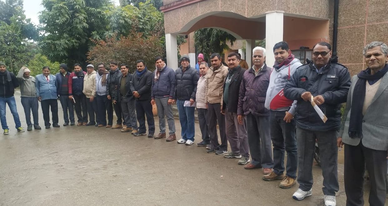Lawyers made human chain