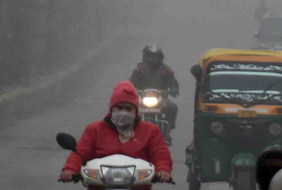 weather update: Mercury rolled by cold winds and fog, increased melting