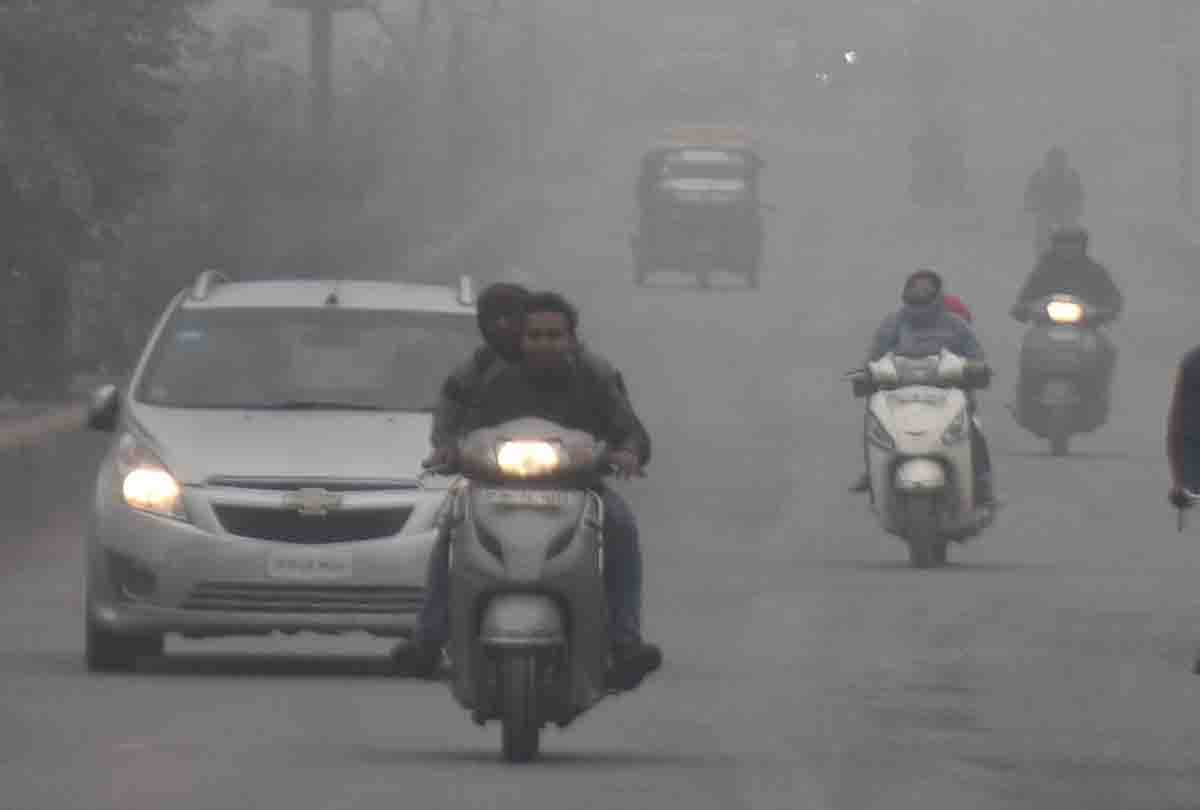 weather update: Mercury rolled by cold winds and fog, increased melting