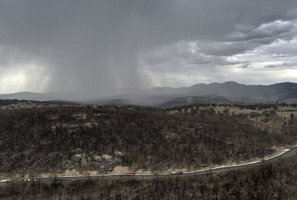 Australia Forest Fire Rain extinguished forest fires in eastern Australia, increase flood risk