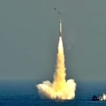 India successfully test fired 3500 km strike range K-4 submarine-launched ballistic missile