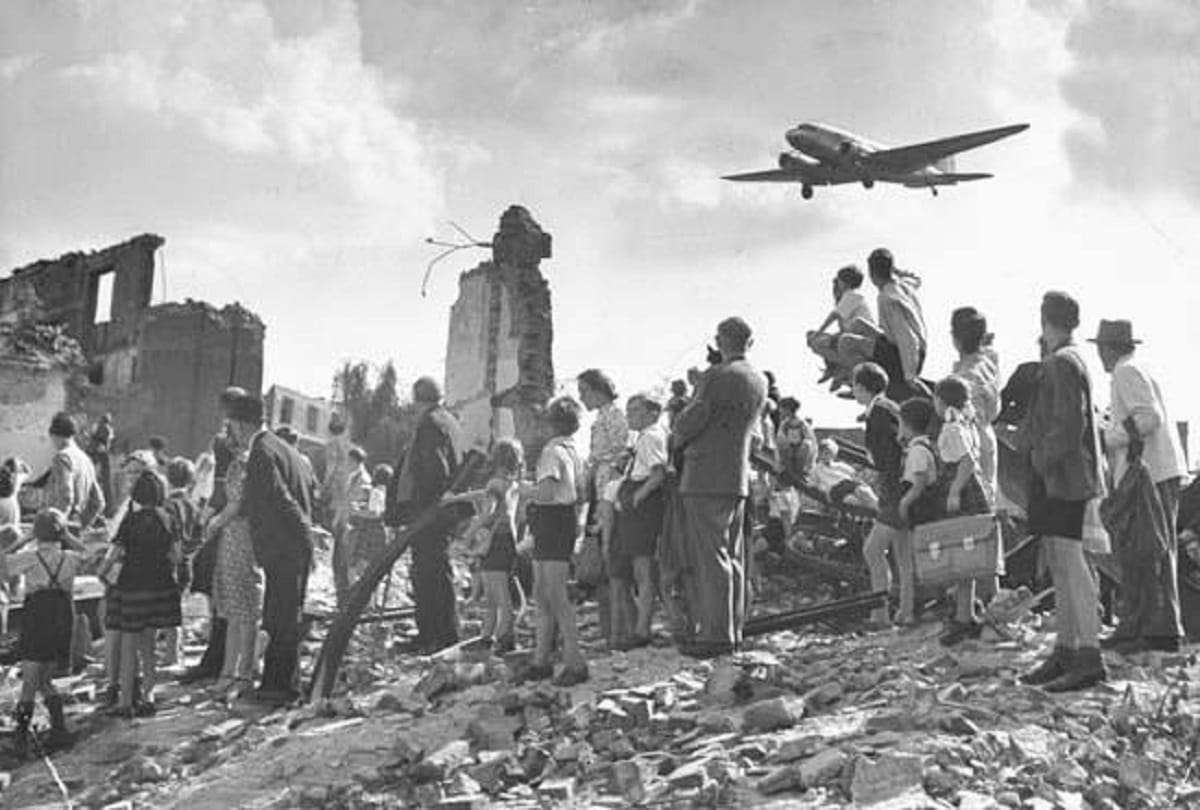 Berlin city which was occupied by four countries 75 years ago