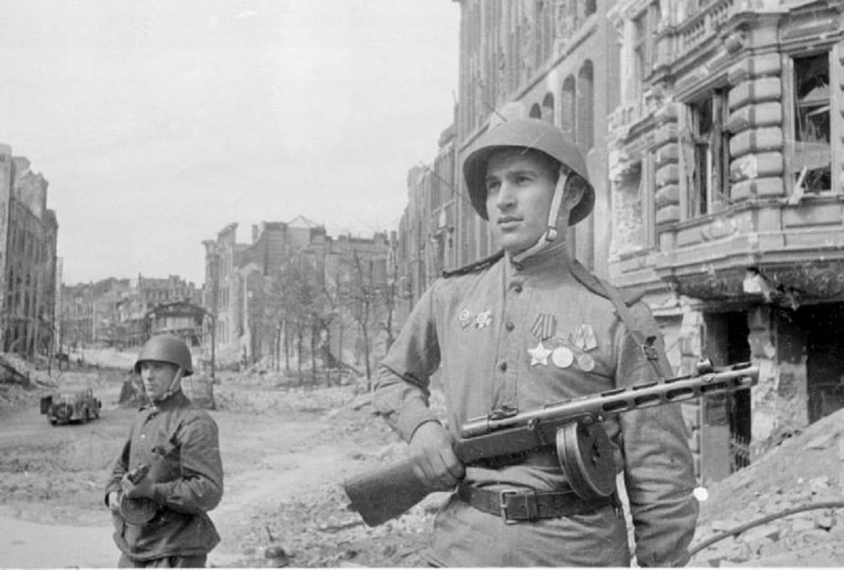 Berlin city which was occupied by four countries 75 years ago
