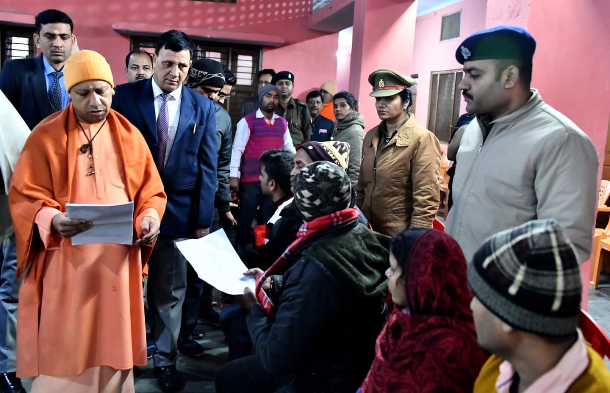CM Yogi Adityanath two day gorakhpur tour second day visit at gorakhnath temple