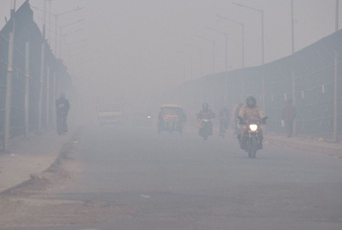zero visibility due to dense fog in agra