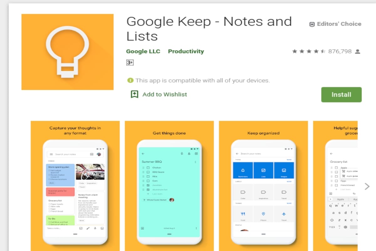 google keep