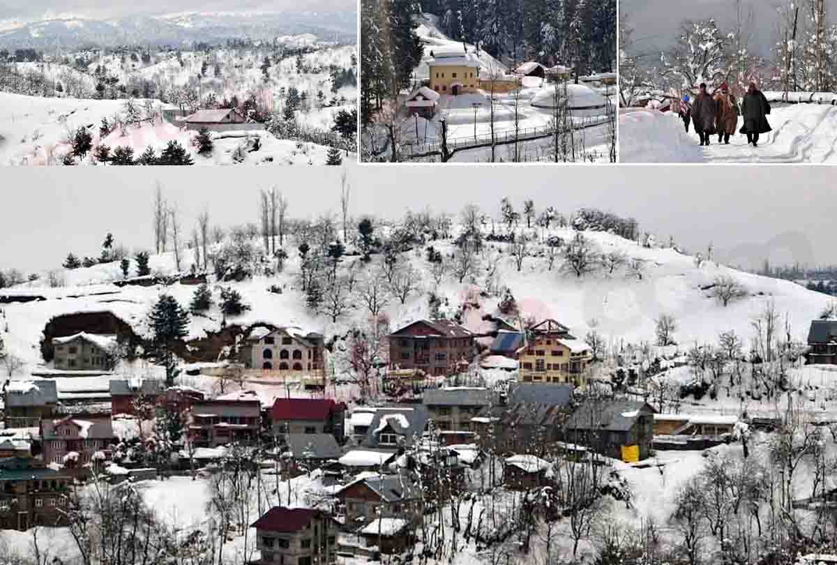 Cold wave due to heavy snowfall in Kashmir