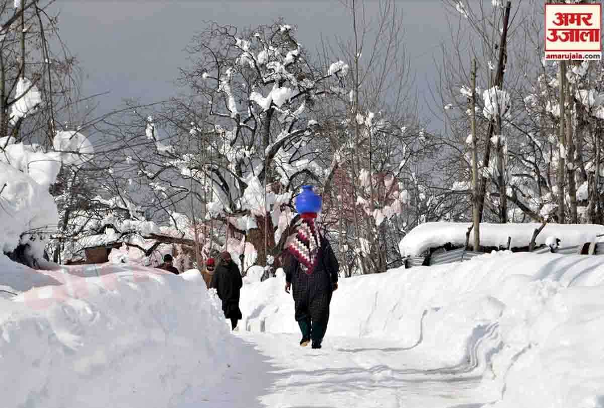 Jammu-Srinagar National Highway unilaterally restored, rain and snowfall in Kashmir for second day