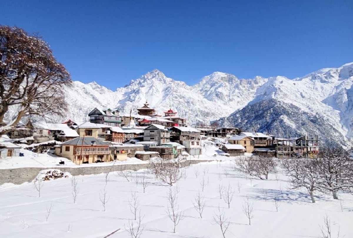 temprature of Six cities in Himachal in minus after snowfall, 127 roads blocked