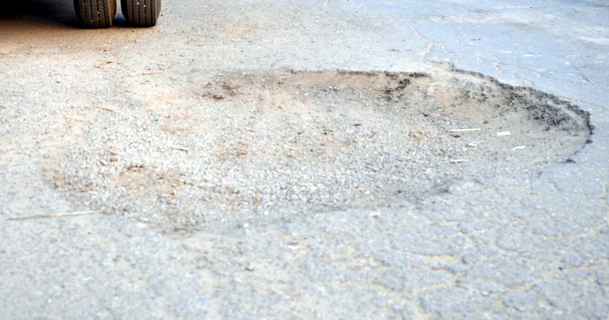 Roads ravaged by rain, public upset